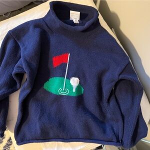 Boys’ Embroidered Golf Sweater